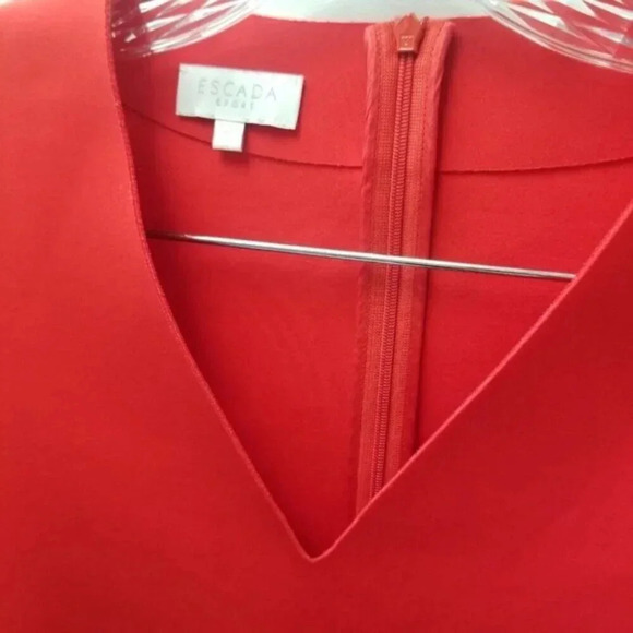 Escada Sport Darielle Bell Sleeve Tulip Rouge  Dress XS - Picture 11 of 13